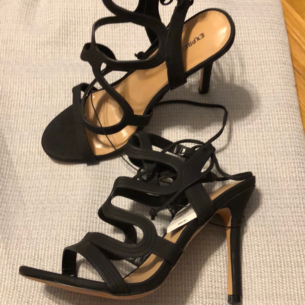 Lace up heels